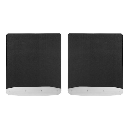 Luverne Truck Equipment MUDGUARDS-RUBBER MUD FLAPS BLACK 251724